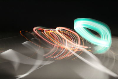 Light painting at night