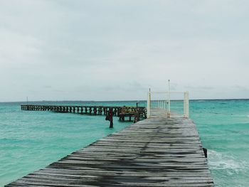 Pier leading to sea