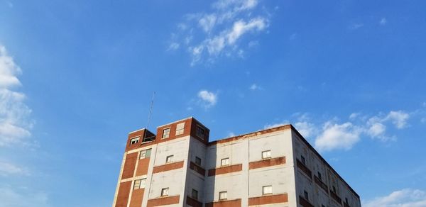 Low angle view of building against sky