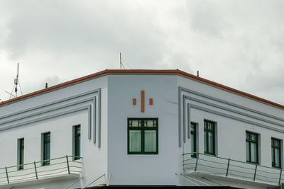 Low angle view of building against sky