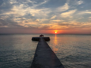 Maldives sunset