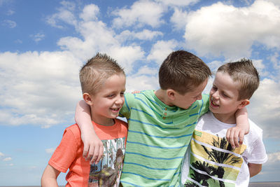 Portrait of three brothers