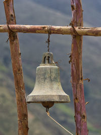 Close-up of bell