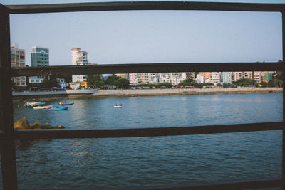 River with buildings in background