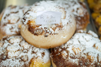 Close-up of cake