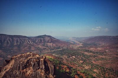 Scenic view of mountains