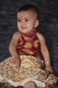 Portrait of a baby girl
