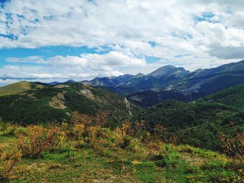 Scenic view of landscape against sky