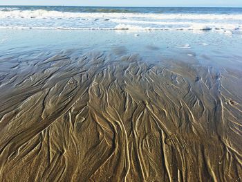 Full frame shot of sandy beach