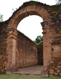 Low angle view of historical building