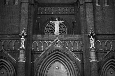 Low angle view of church