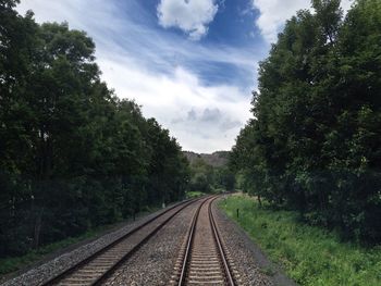 Railroad track on railroad track