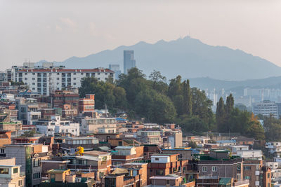 Cityscape against sky