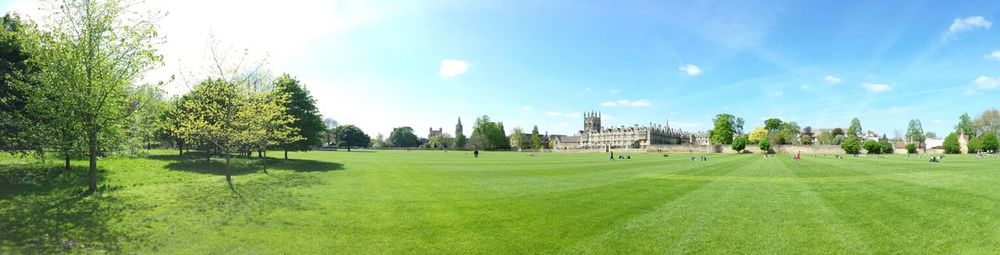 Building with lawn in background