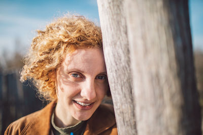 Portrait of a smiling young woman