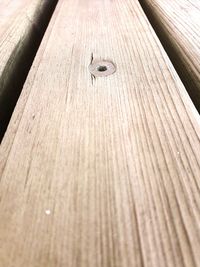 Close-up of wooden plank