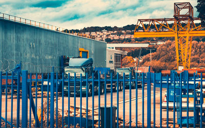 View of bridge against sky