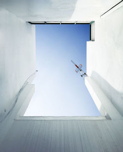 Low angle view of buildings against sky