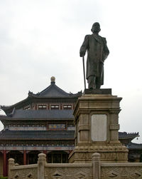 Low angle view of statue