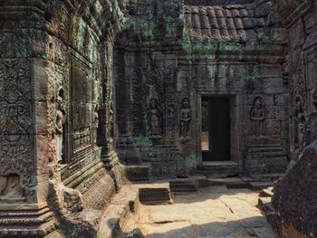 View of old temple building