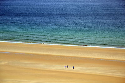 High angle scenic view of sea