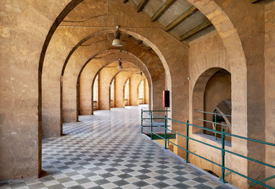 Corridor of building