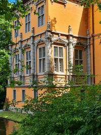 Low angle view of residential building