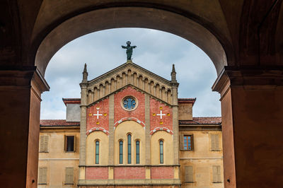 Low angle view of church