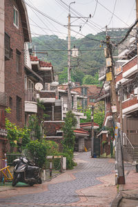 Street amidst buildings in town