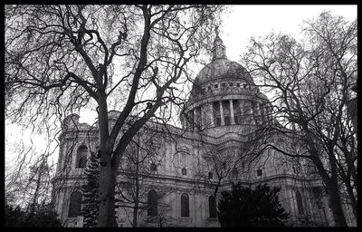 Low angle view of church against sky