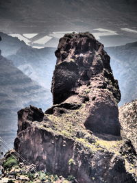 View of rock formation