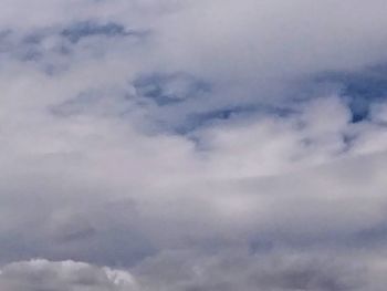 Low angle view of clouds in sky