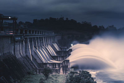 Scenic view of river against sky