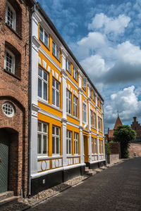 Cityscape in the old danish town ribe