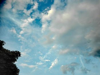 Low angle view of sky