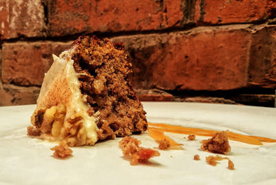 Close-up of chocolate cake