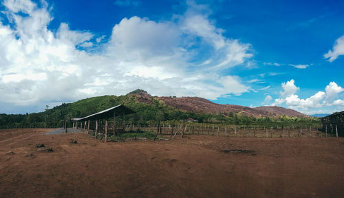 Panoramic view of landscape against sky