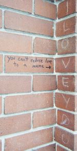 Full frame shot of brick wall