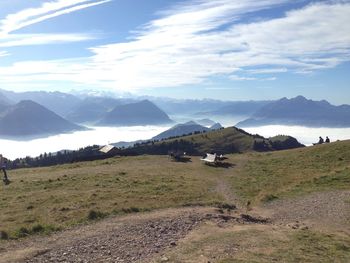 Scenic view of landscape against sky