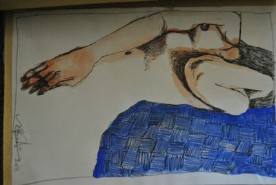 View of graffiti on wall