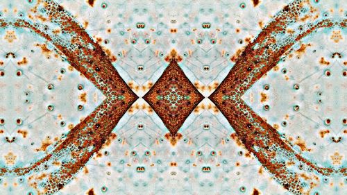Close up of floral pattern