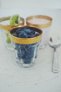 Close-up of drink on table