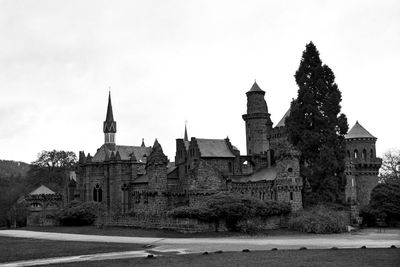 Historic building against sky in city
