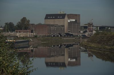 River with buildings in background