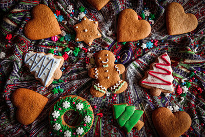Christmas cookies for happy new year. high quality photo