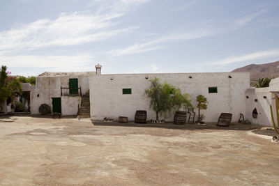 Built structure against clear sky