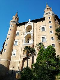 Low angle view of building against sky