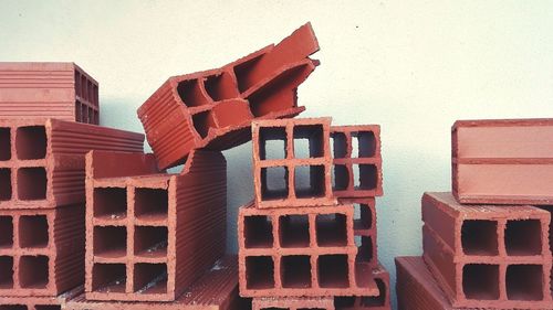 Close-up of red building