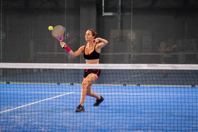 Man playing tennis