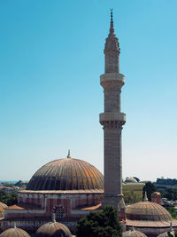 View of cathedral against clear sky